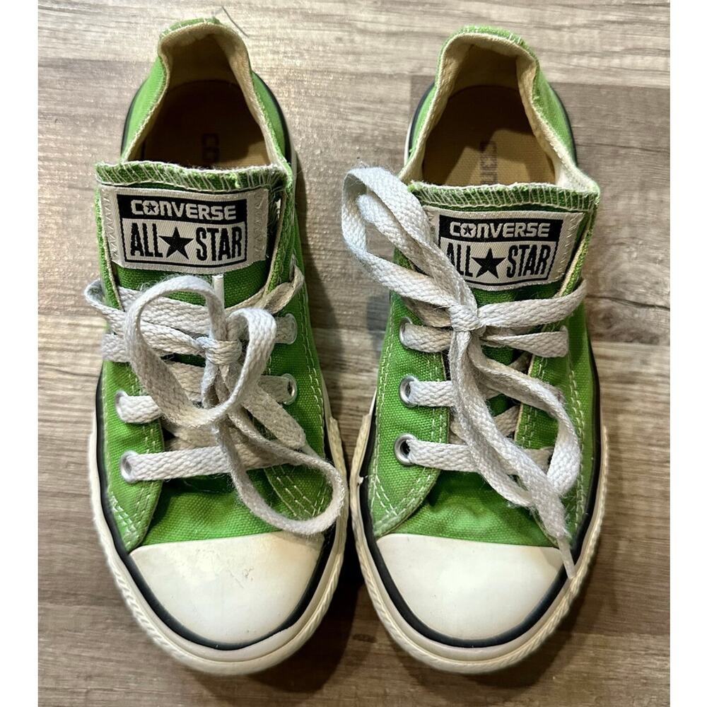 Green Converse All Stars